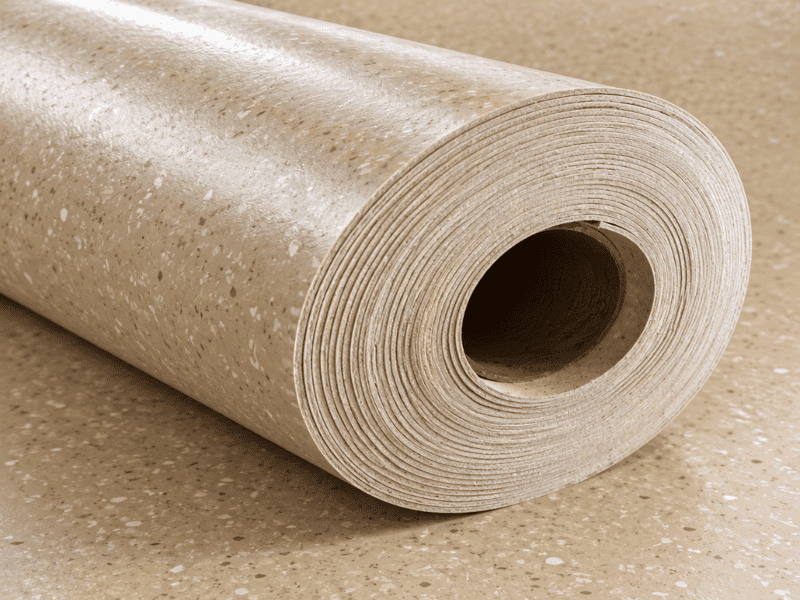 vinyl flooring installation guidance warranty label